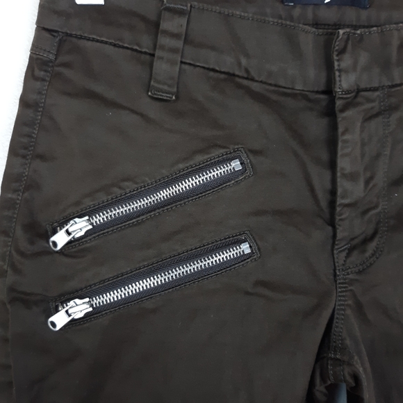 7 For All Mankind Wren Zipper Crop Pants Size 25 - Picture 5 of 14
